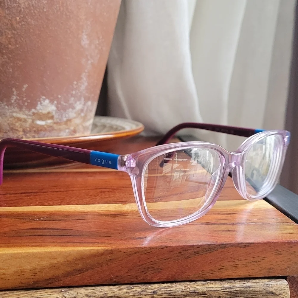 Vogue Eyeglasses Youth VY2001 Frames Womens Clear Violet Blue